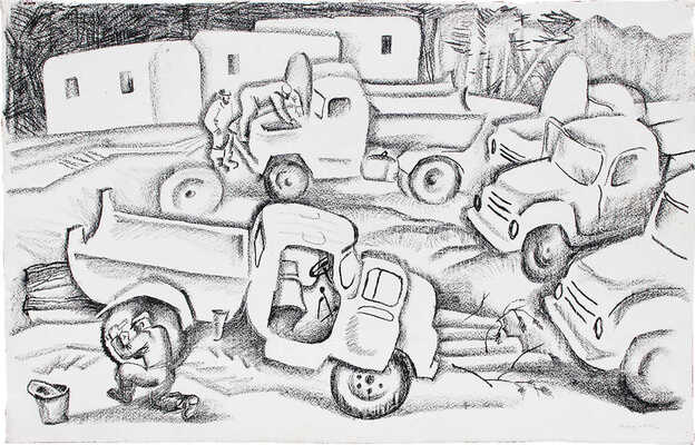 Назаров Константин Борисович. Трудовые будни. Из серии «Земля Самотлора»